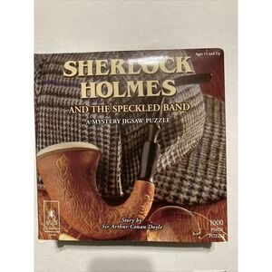 Sherlock Holmes and the Speckled Band: A Mystery Jigsaw Puzzle, 1000 Pieces -